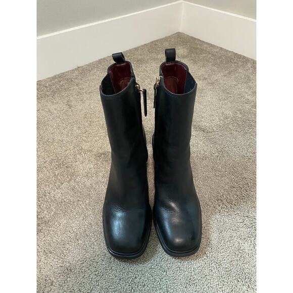 Franco Sarto Women's Block Heel Chelsea Ankle Boot, Leather Size 7.5 - Picture 2 of 7
